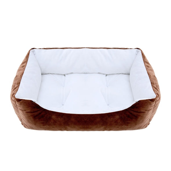 Petable's Snuggly-Soft Square Plush Pet Bed