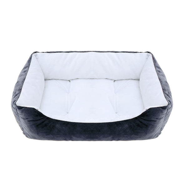 Petable's Snuggly-Soft Square Plush Pet Bed