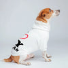 I Love My Human Dog Hoodie - Text Design Dog Coat - Heart Dog Clothing