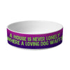 Dog Quote Pet Bowl - Cute Dog Bowl - Creative Pet Food Bowl