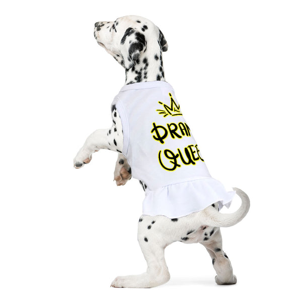 Drama Queen Dog Sundress - Funny Dog Dress Shirt - Themed Dog Clothing