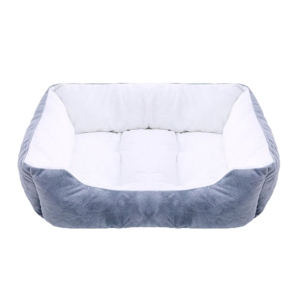 Petable's Snuggly-Soft Square Plush Pet Bed