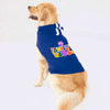 Pawsitive Vibes Dog Shirt with Hoodie - Colorful Text Dog Hoodie - Cool Dog Clothing