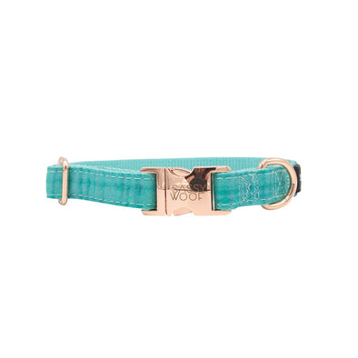 Wag Your Teal' Dog Collar