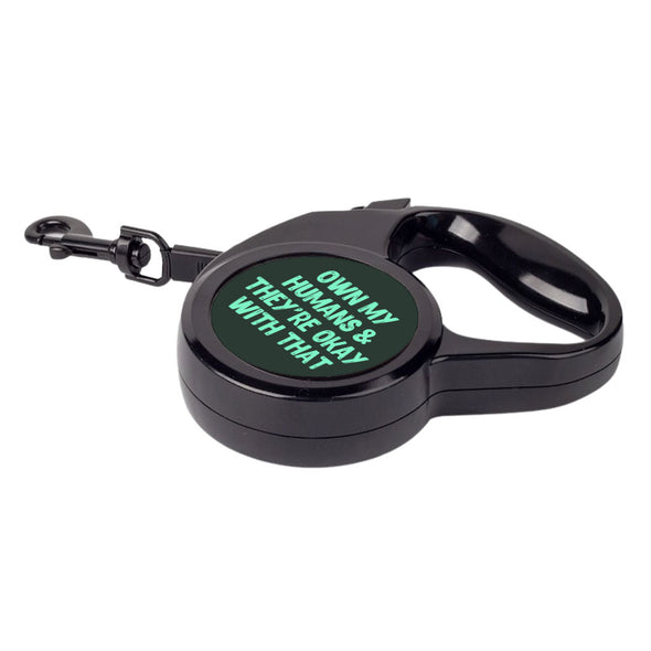 Funny Retractable Pet Leash - Printed Leash - Cool Dog Leash