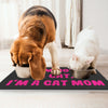 I'm Not a Cat Pet Food Mat - Cute Anti-Slip Pet Bowl Mat - Printed Pet Feeding Mat