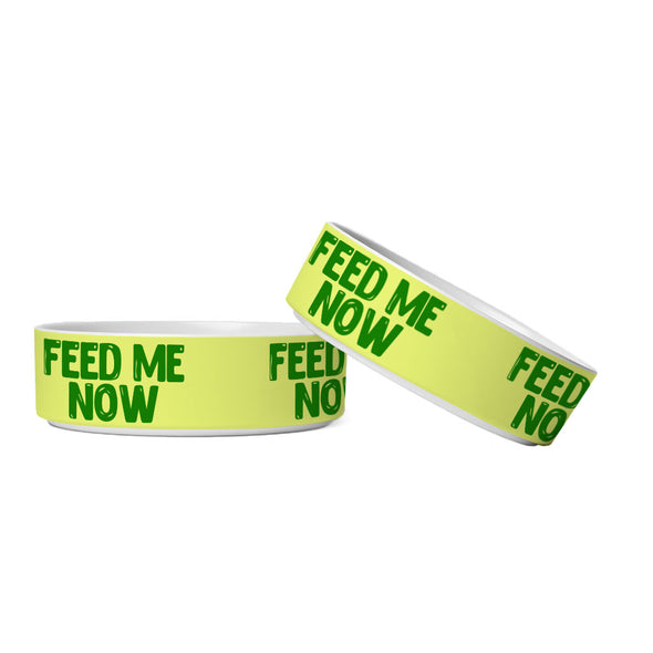 Feed Me Pet Bowl - Cool Dog Bowl - Best Design Pet Food Bowl