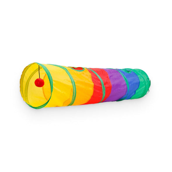 Rainbow Tunnel Cat Toy