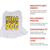 I'm Friendly Dog Dog Sundress - Themed Dog Dress Shirt - Cute Dog Clothing