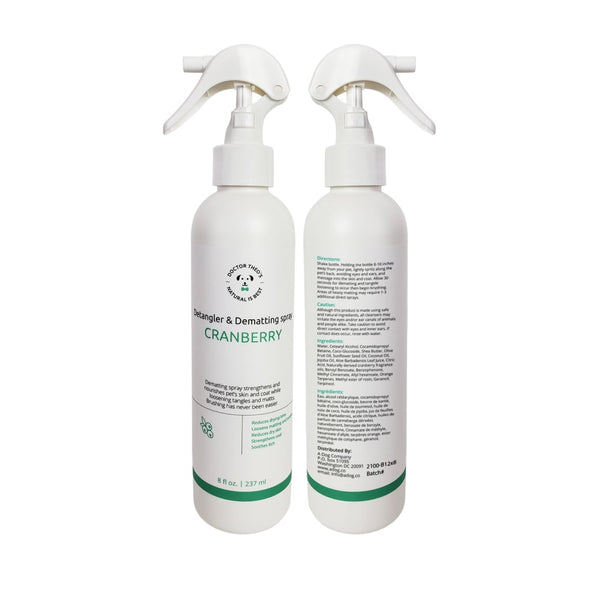 Dog Cranberry Detangler & Dematting Spray