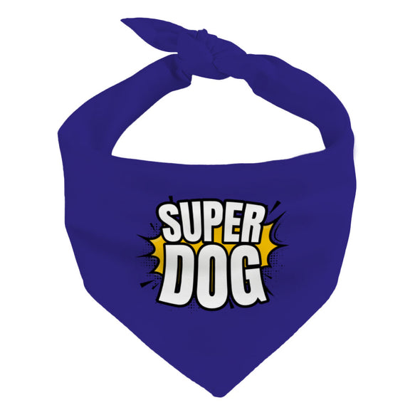 Super Pet Bandana - Colorful Dog Bandana - Graphic Pet Scarf