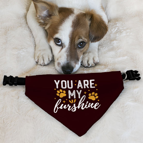 Cute Quote Pet Bandana Collar - Furshine Scarf Collar - Text Design Dog Bandana