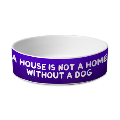 Dog Lover Pet Bowl - Themed Dog Bowl - Cute Pet Food Bowl