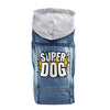 Super Dog Denim Jacket - Colorful Dog Deim Coat - Graphic Dog Clothing