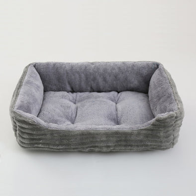 Petable's Snuggly-Soft Square Plush Pet Bed