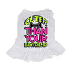 Cuter Than Your Boyfriend Dog Sundress - Funny Dog Dress Shirt - Colorful Dog Clothing