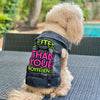 Cuter Than Your Boyfriend Dog Denim Vest - Funny Dog Denim Jacket - Colorful Dog Clothing