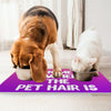 Cool Design Pet Food Mat - Cute Print Anti-Slip Pet Bowl Mat - Cool Trendy Pet Feeding Mat