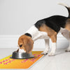 Dogs are Like Potato Chips Pet Food Mat - Funny Print Anti-Slip Pet Bowl Mat - Themed Pet Feeding Mat