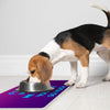 Funny Design Pet Food Mat - Sarcastic Anti-Slip Pet Bowl Mat - Cool Saying Pet Feeding Mat