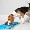 Life is Better With a Dog Pet Food Mat - Best Design Anti-Slip Pet Bowl Mat - Printed Pet Feeding Mat