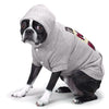 Tiny but Mighty Dog Hoodie with Pocket - Art Dog Coat - Word Art Dog Clothing