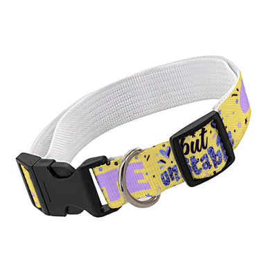 Cute but Unstable Pet Collar - Funny Design Dog Collar - Graphic Dog Collar