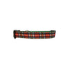 Red Plaid Christmas Dog Collar - Large