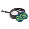 I'm Just Here for the Food Retractable Pet Leash - Funny Design Leash - Best Print Dog Leash