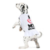 I Love My Human Dog Sundress - Text Design Dog Dress Shirt - Heart Dog Clothing