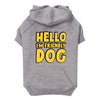 I'm Friendly Dog Dog Hoodie with Pocket - Themed Dog Coat - Cute Dog Clothing