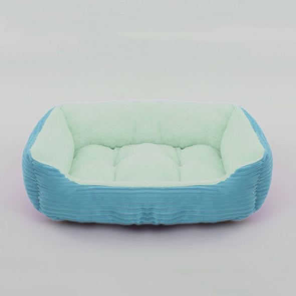 Petable's Snuggly-Soft Square Plush Pet Bed