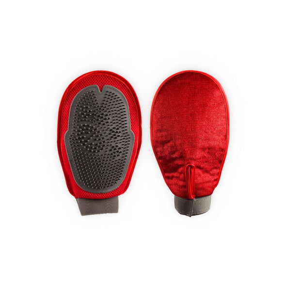 Red Grooming Glove