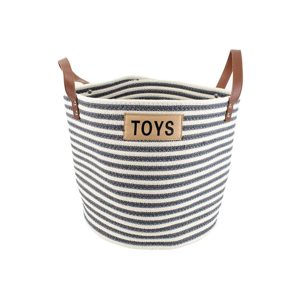 Cotton Rope Pet Toy Storage Basket