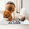 Cute Funny Pet Food Mat - Creative Anti-Slip Pet Bowl Mat - Printed Pet Feeding Mat