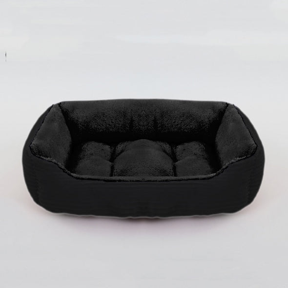 Petable's Snuggly-Soft Square Plush Pet Bed