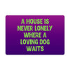 Dog Quote Pet Food Mat - Cute Anti-Slip Pet Bowl Mat - Creative Pet Feeding Mat