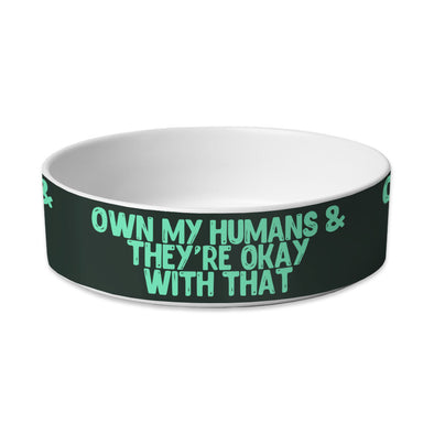 Funny Pet Bowl - Printed Dog Bowl - Cool Pet Food Bowl